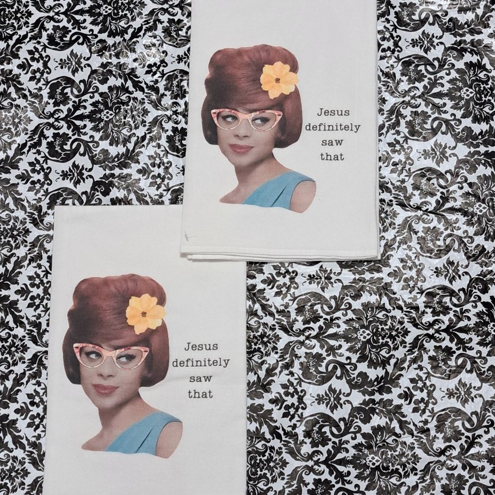 Cora & Pate  Flour Sack Towel - Set of Two Towels NWOT.